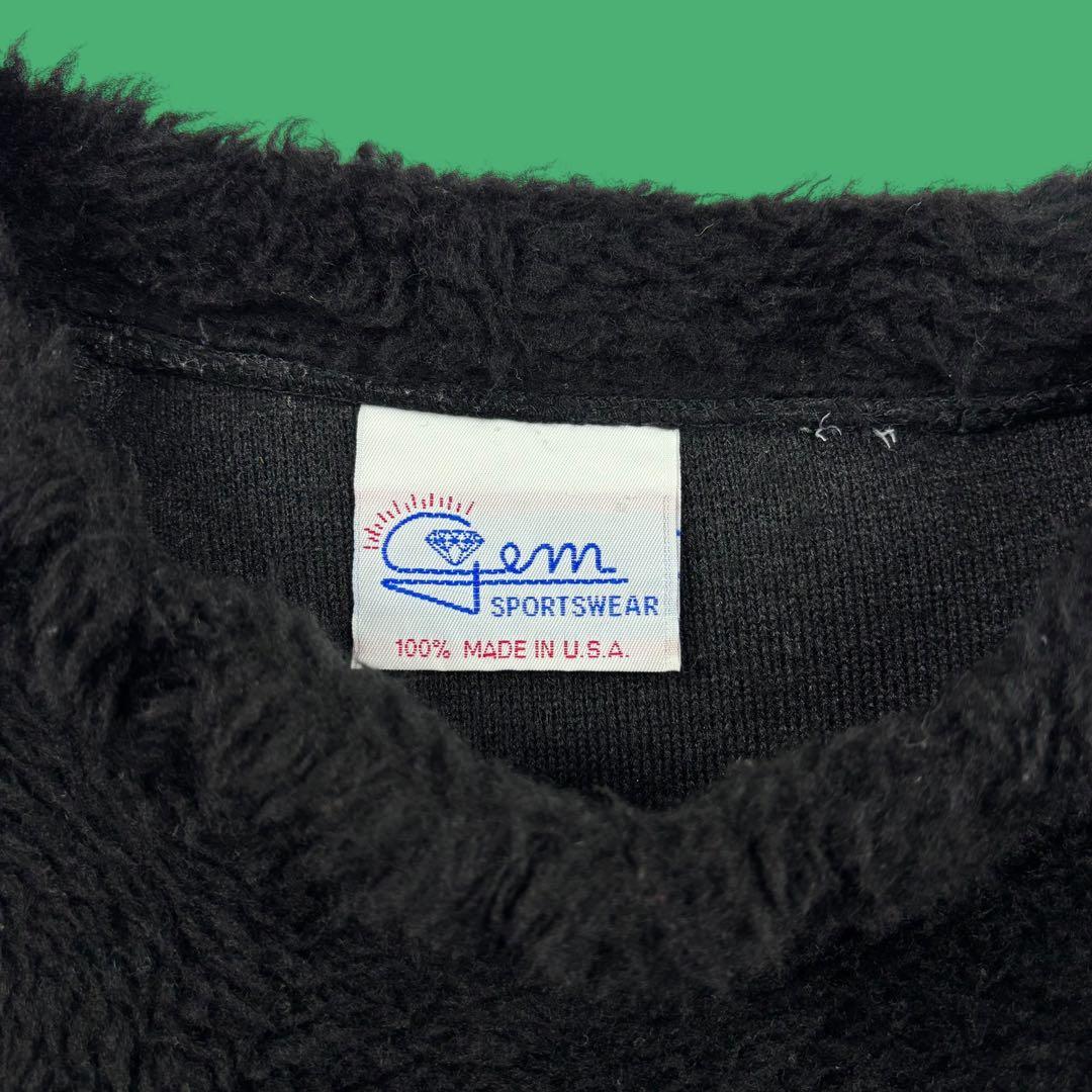 90s Gem Sportswear フリースボアプルオーバー USA製