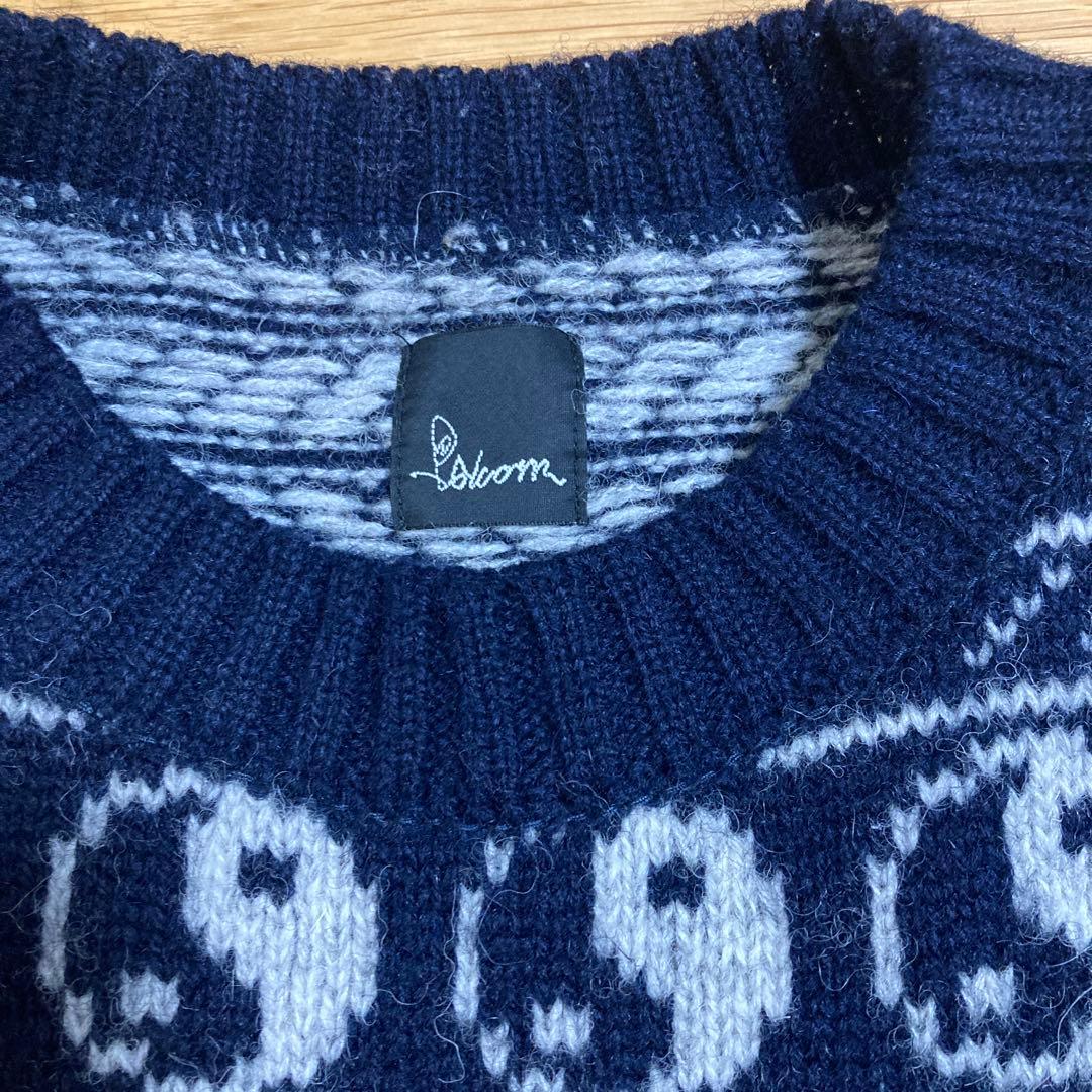 サイコム psicom 100%ウール セーター Lサイズ