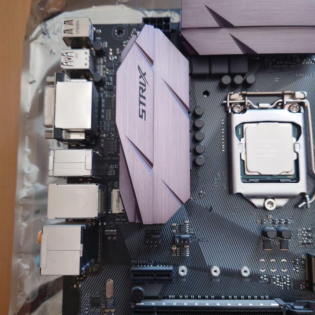 intel core i7-7700k マザーボード メモリ16GB セット