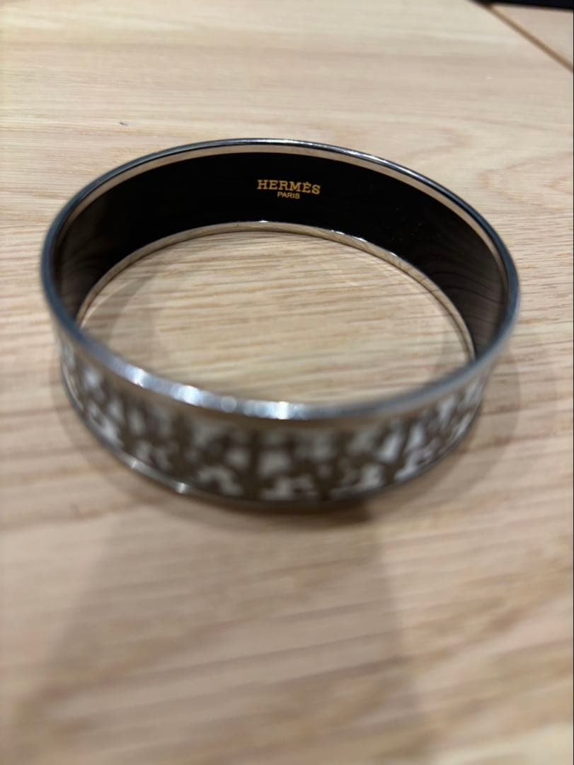 HERMES エルメス ブレスレット エマイユ ガダルキヴィール バングル