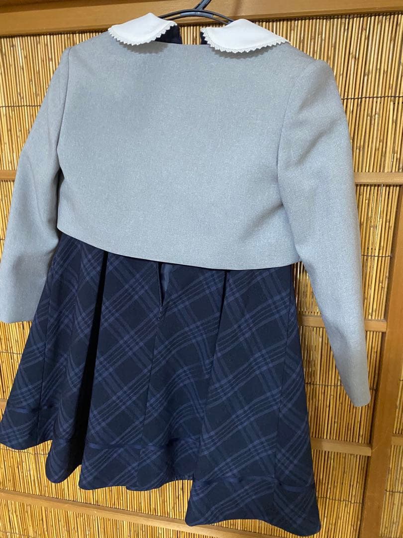 CHOPIN deux 格子柄アンサンブル　120cm