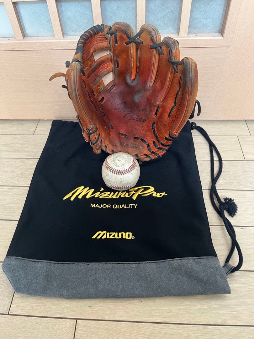 ア*ス様 ミズノプロ 硬式内野手グローブ D-up ZONE BIG M