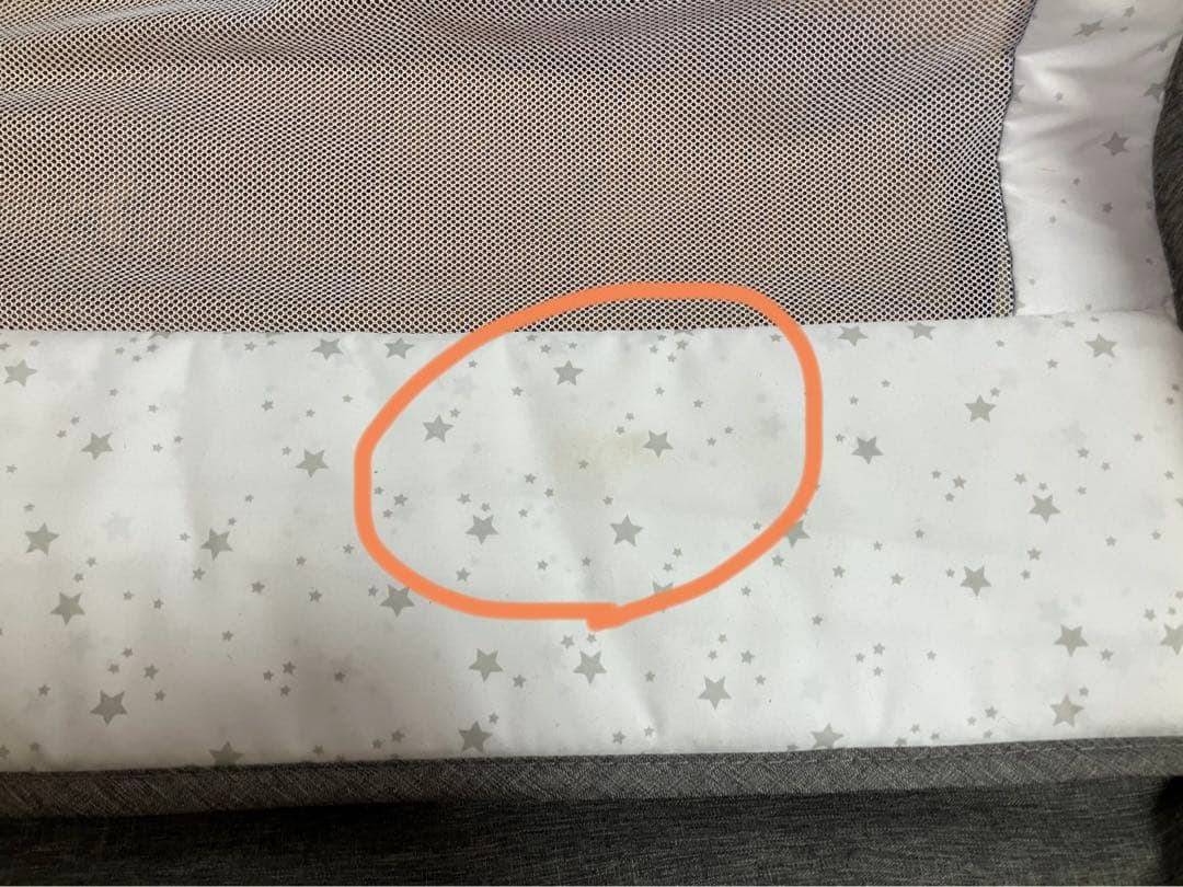 ベビーベッド　HZDMJ グレー