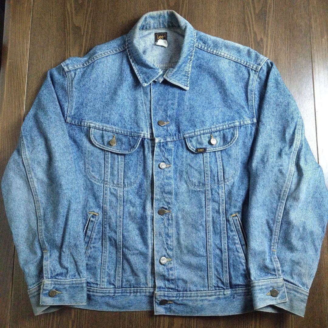 90s 【Lee】 220 デニムジャケット USA製 XL　黒タグ