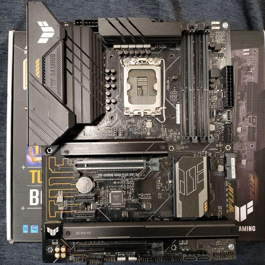 動作確認済　ASUS TUF Gaming B660-PLUS WIFI D4