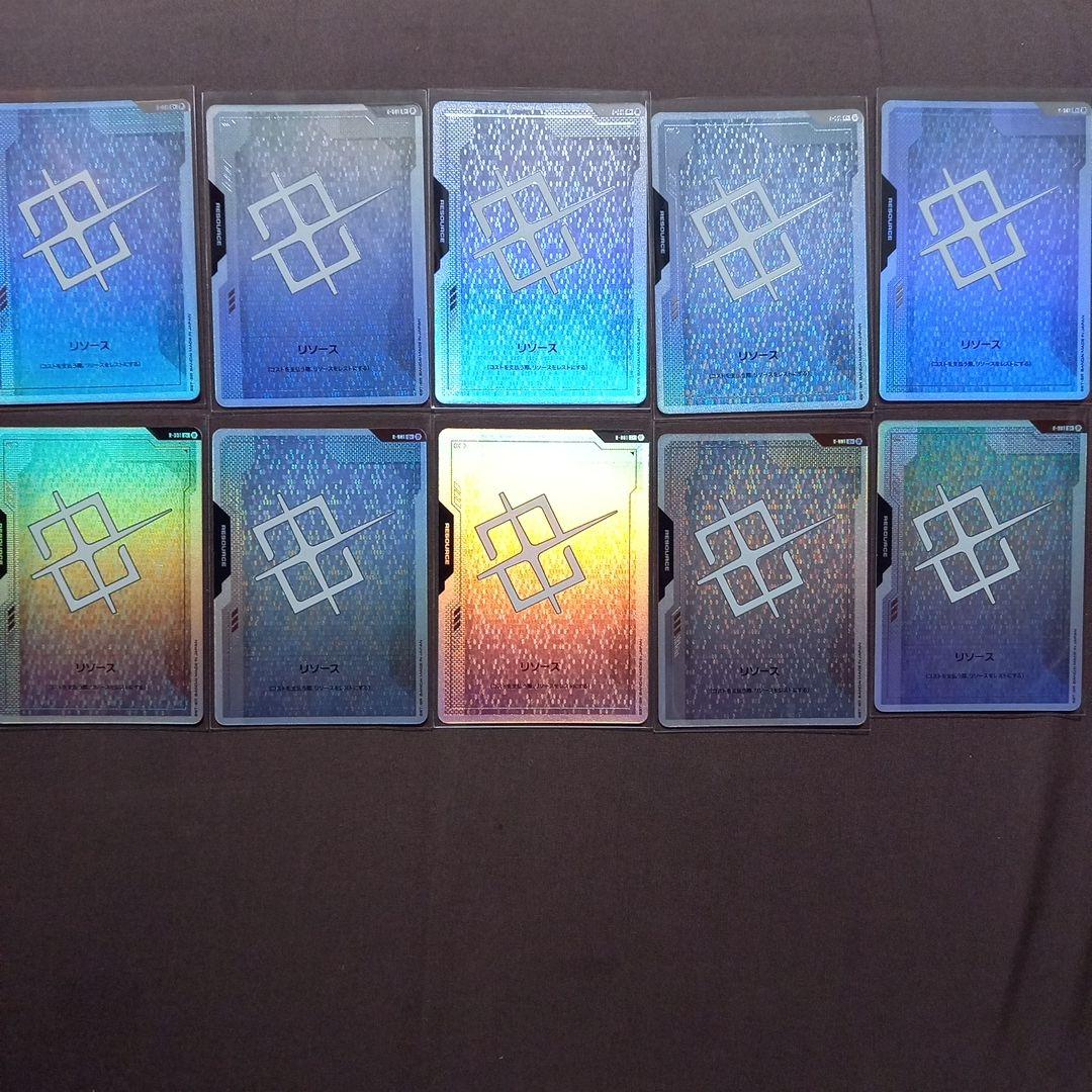 ガンダムカードゲーム β版 リソース パラレル 10枚　まとめ売り