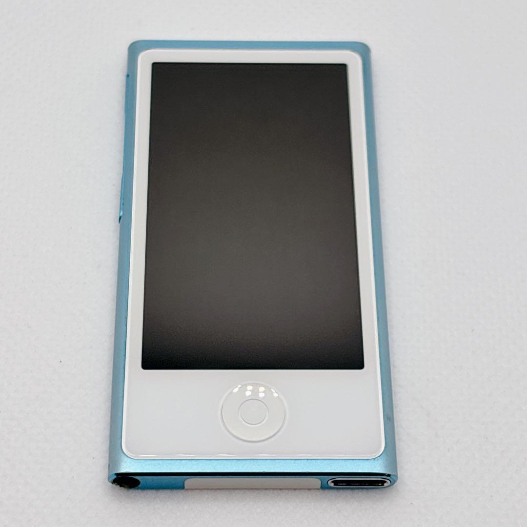 【良品】Apple iPod nano 第7世代 16GB MD477J ブルー