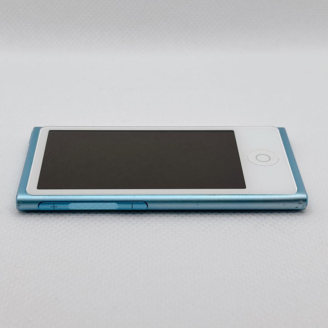 【良品】Apple iPod nano 第7世代 16GB MD477J ブルー