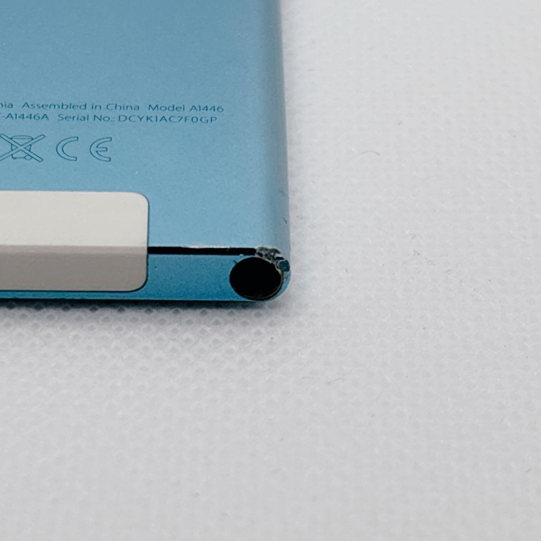 【良品】Apple iPod nano 第7世代 16GB MD477J ブルー