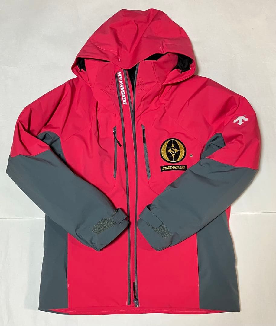 ◼️格安 デサント製（オガサカ）スキーウェア上下 ピンク•灰色◼️L寸 非売品◼️