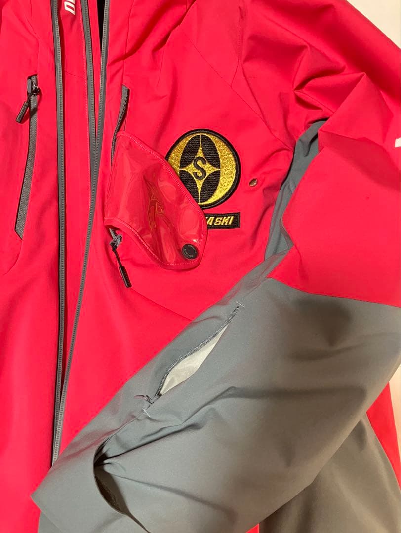 ◼️格安 デサント製（オガサカ）スキーウェア上下 ピンク•灰色◼️L寸 非売品◼️