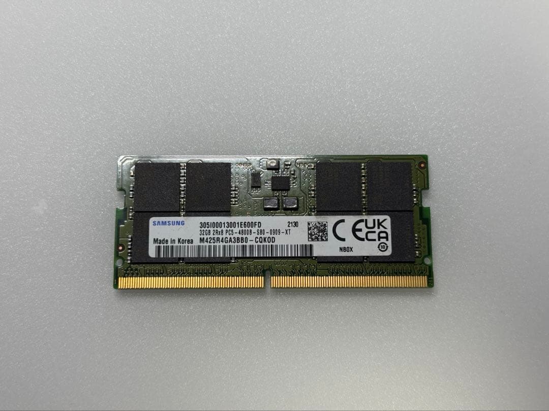Samsung DDR5 32GB 4800 1枚