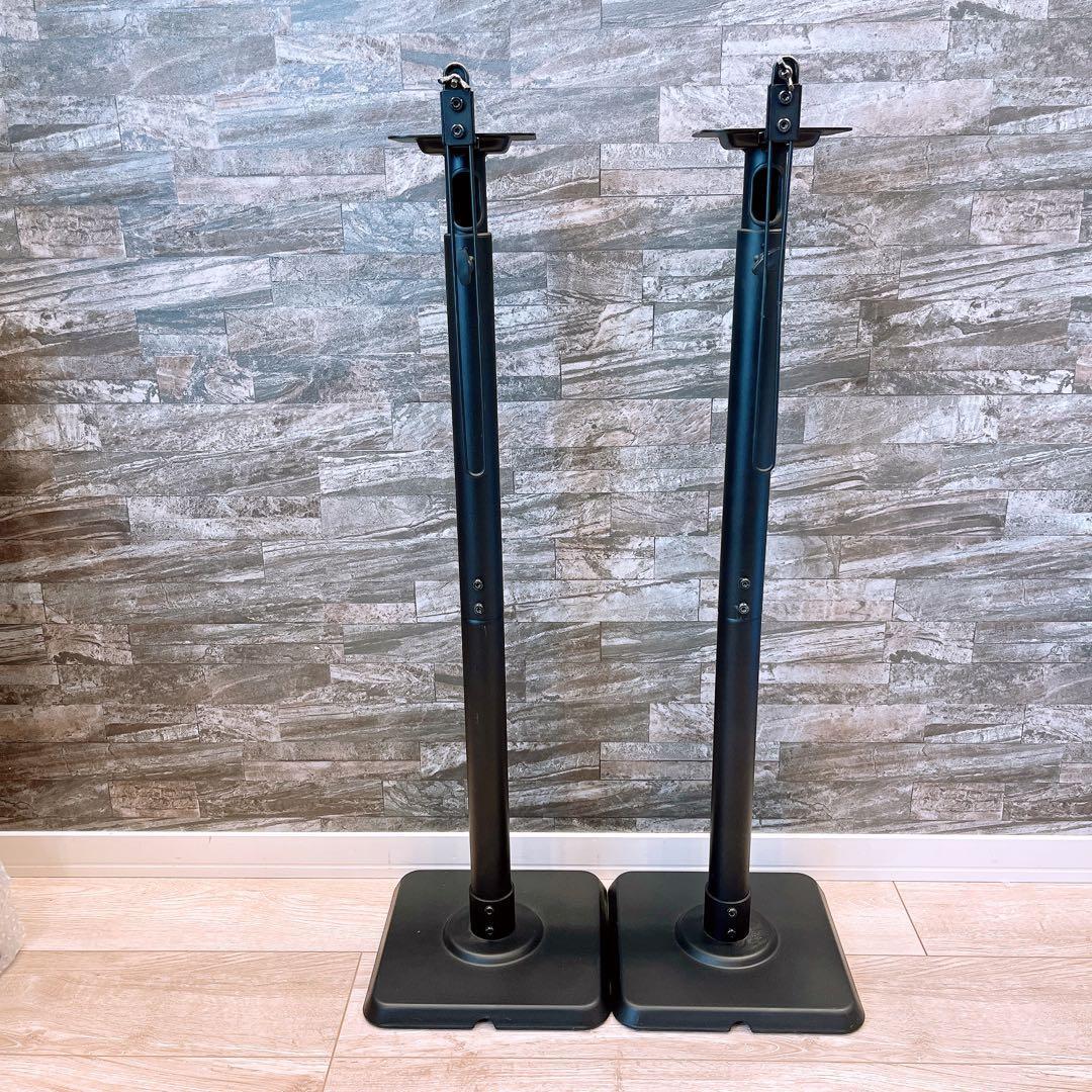 eono イオーノ スピーカースタンド　ポール型　ブラック