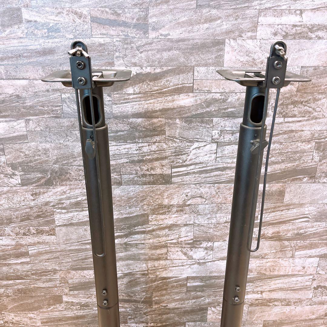 eono イオーノ スピーカースタンド　ポール型　ブラック