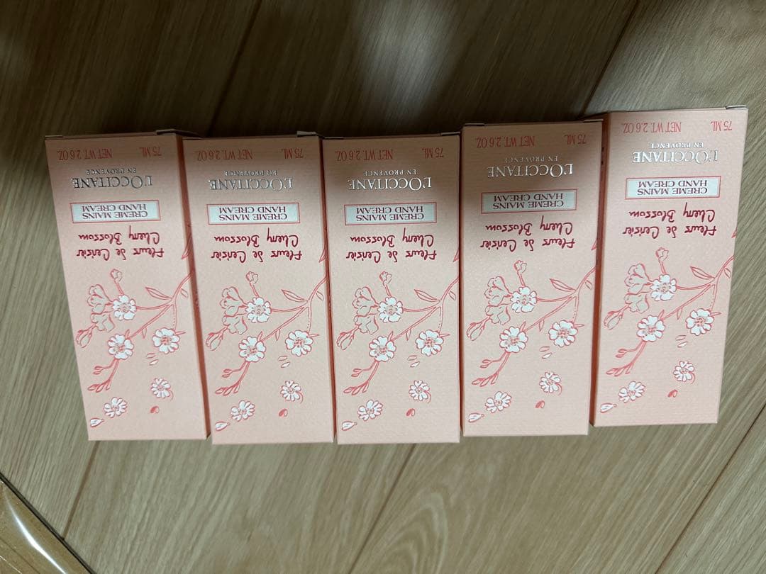 ★新品★ ロクシタン ハンドクリーム チェリーブロッサム　75ml 5個セット