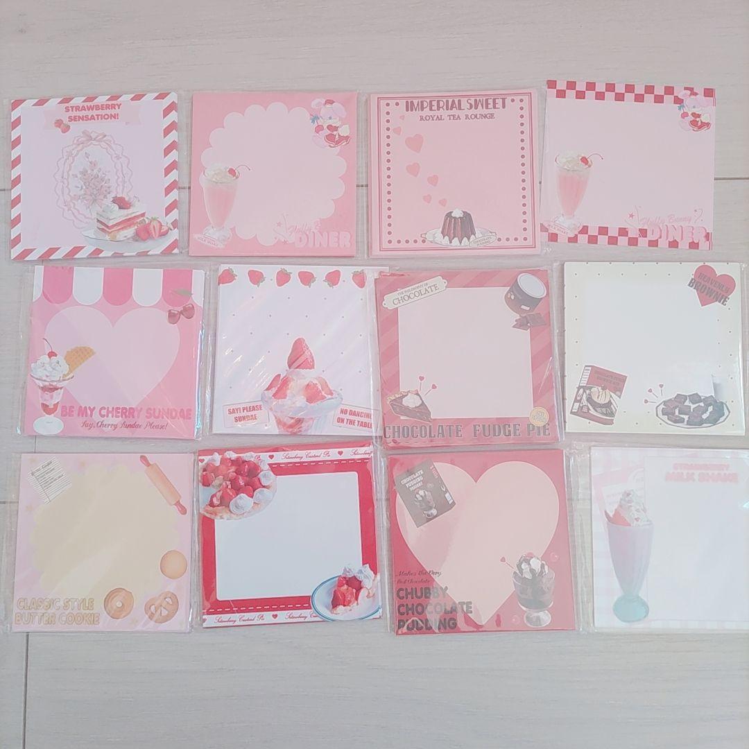 CHICHIPI様♡スイーツ柄メモ♡大量❣️まとめ売り メモ デザインペーパー