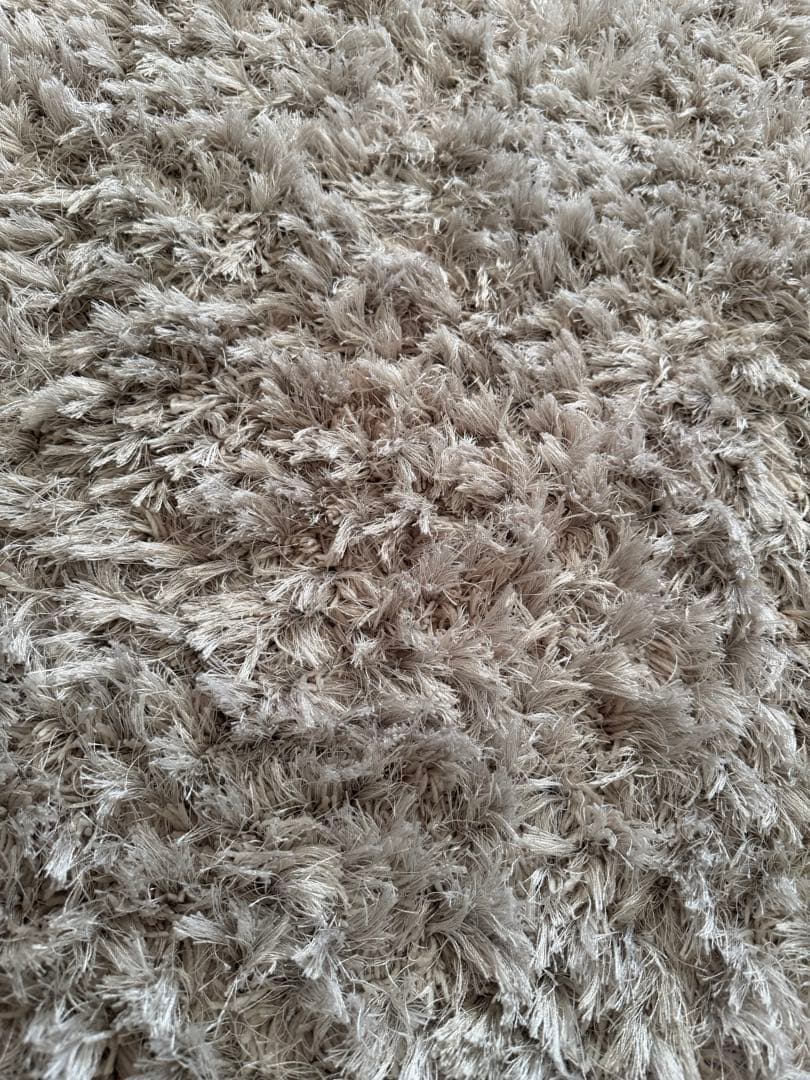 フランフランNUVOKASTE ラグL シルバー カーペット200×200