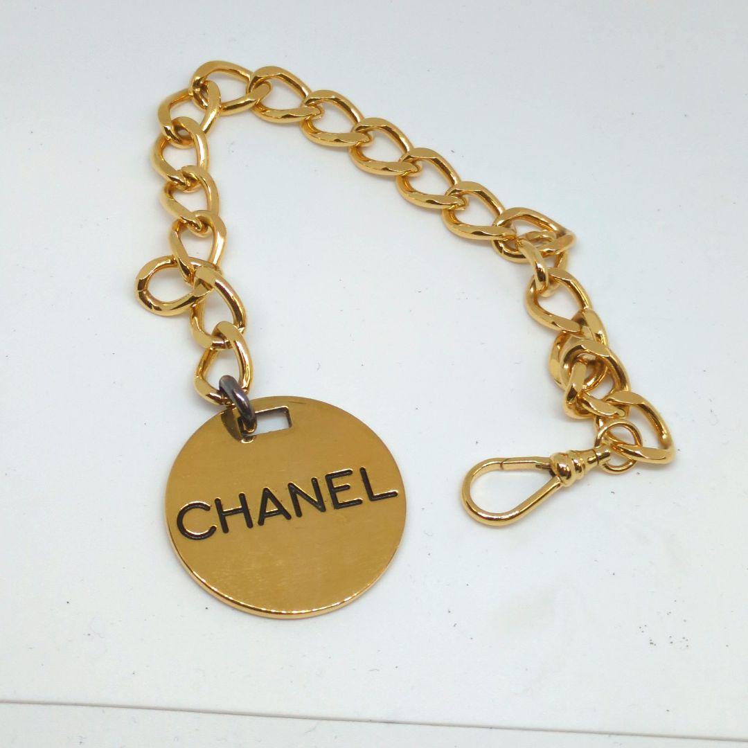 CHANEL シャネル チェーン キーホルダー PARIS ゴールド チャーム