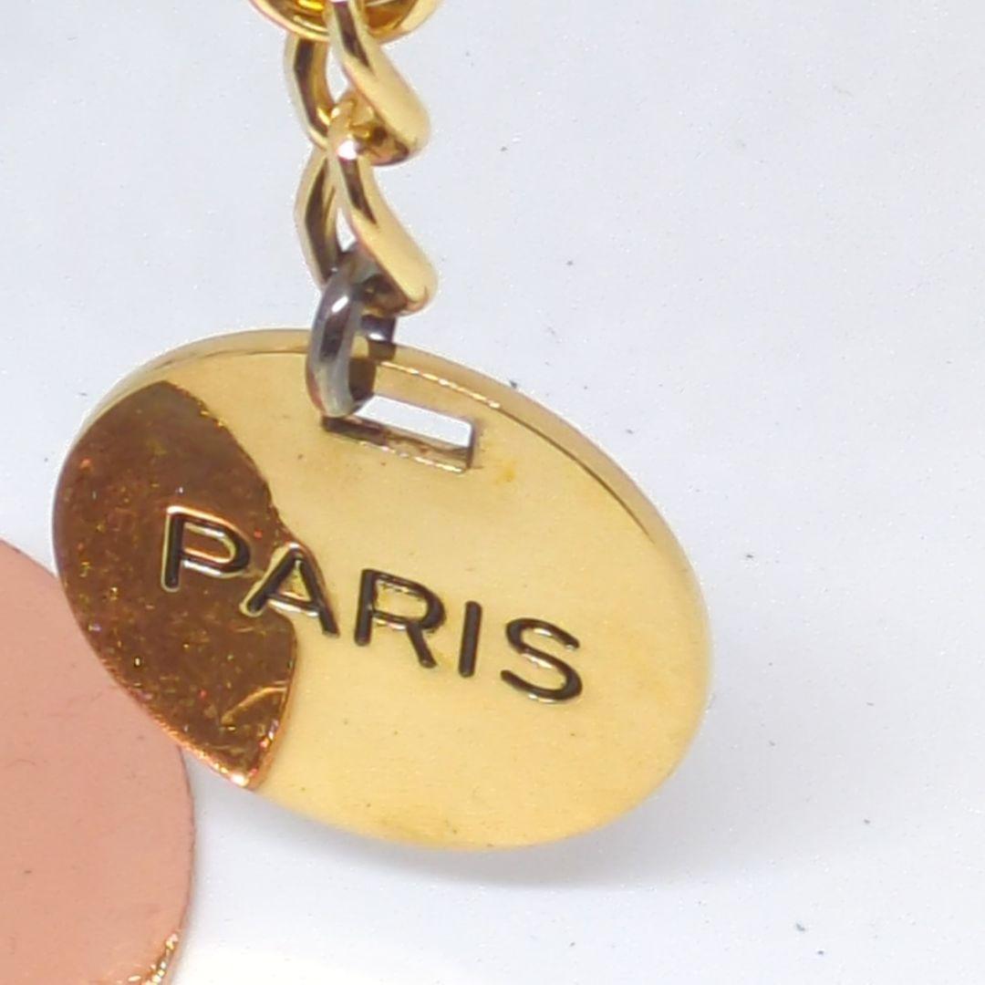 CHANEL シャネル チェーン キーホルダー PARIS ゴールド チャーム