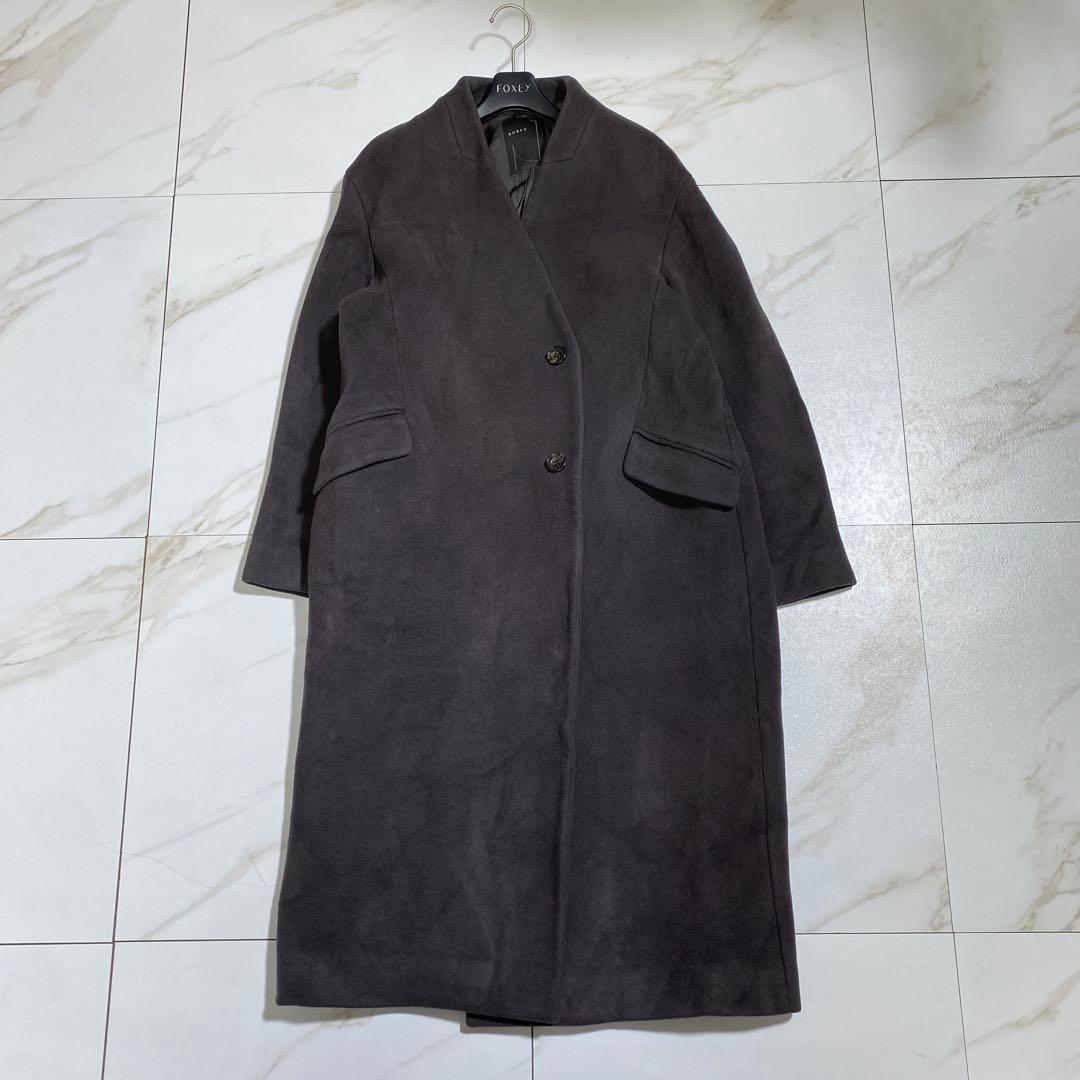 完売品♡Noble カシミヤ MTRチェスターディテールVカラーコート