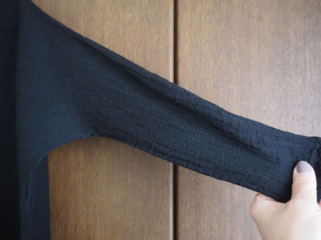 イッセイミヤケミー　ブラックチュニック 七分袖