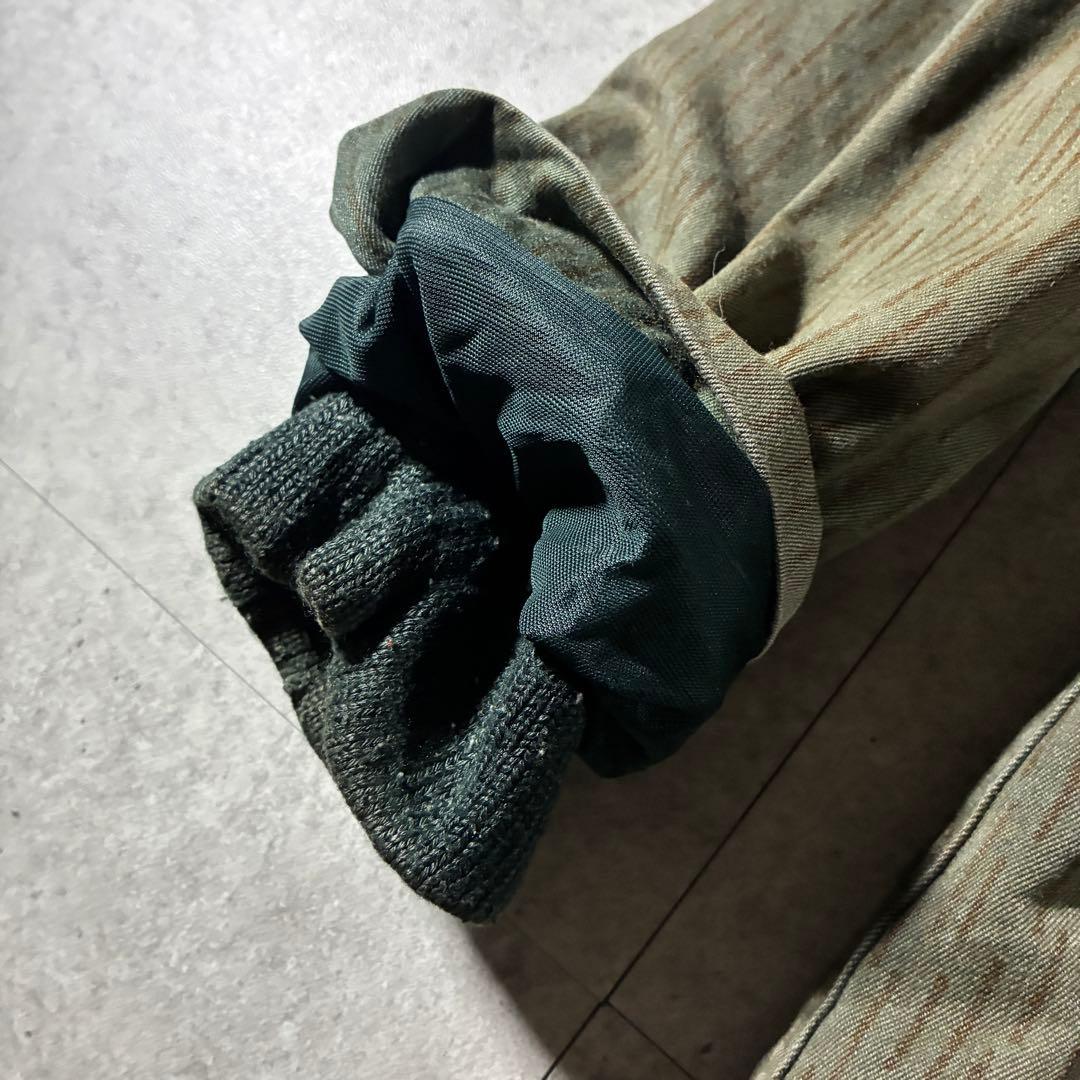 70s-東ドイツ軍実物NVAレインドロップカモミリタリージャケットフェード