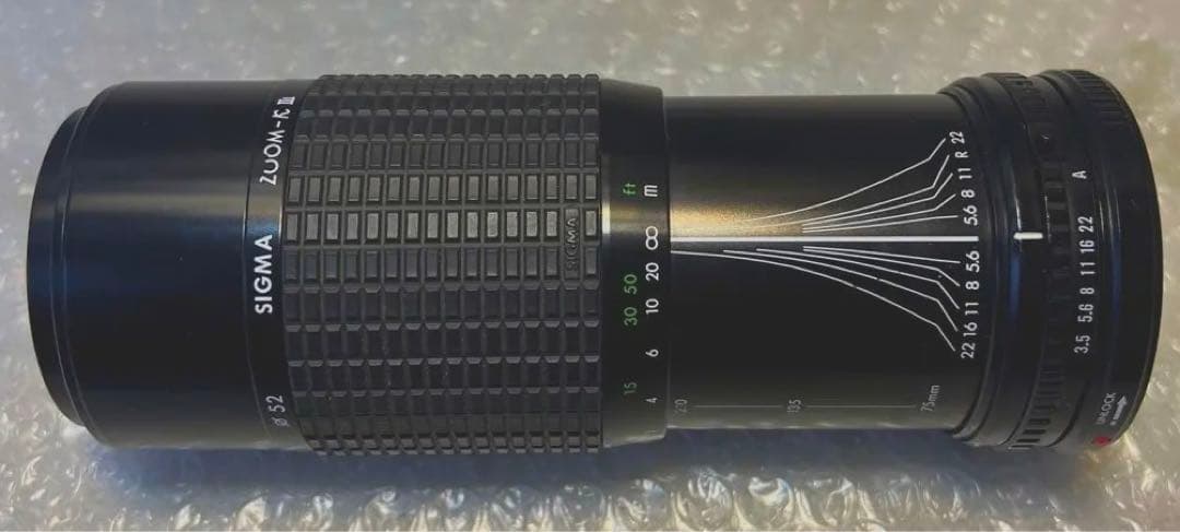 SIGMA ZOOM-KⅢ 1:3.5〜4  f=75〜210mm φ52