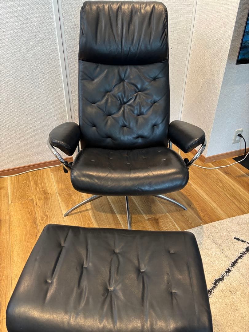 エコーネス　ストレスレスチェア　トーキョー　ブラック