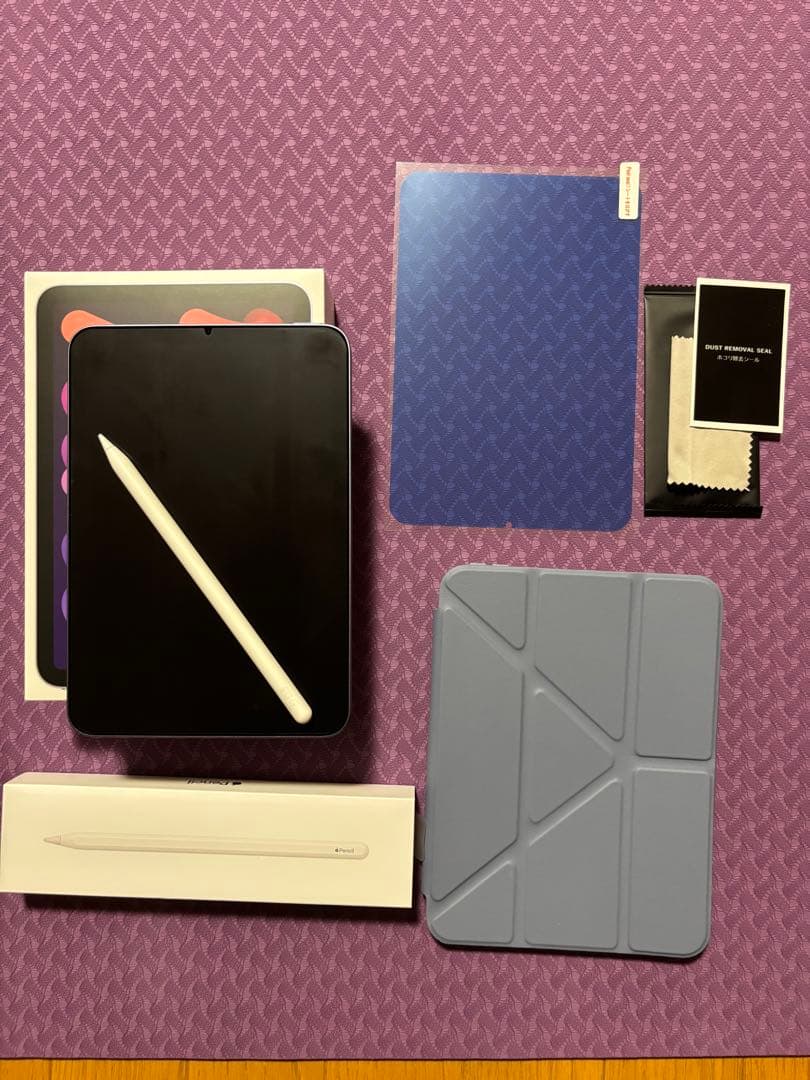 iPad mini (第６世代) パープル ＋ Apple Pencil 2