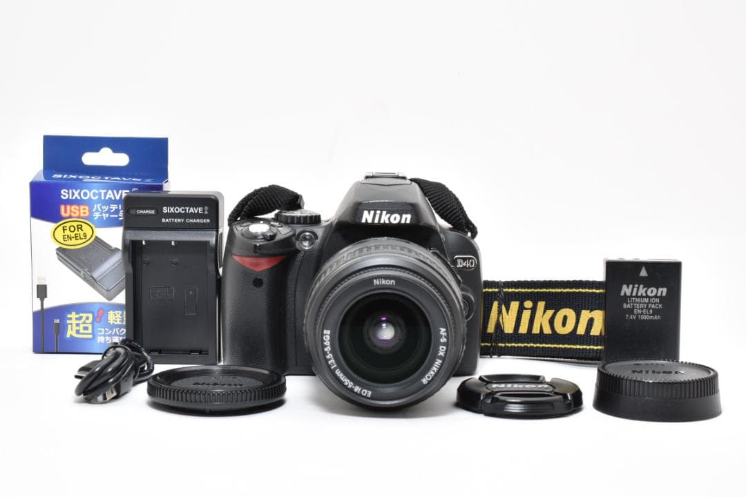美品 ニコン D40 AF-S 18-55mm f3.5-5.6 G ⅡH015