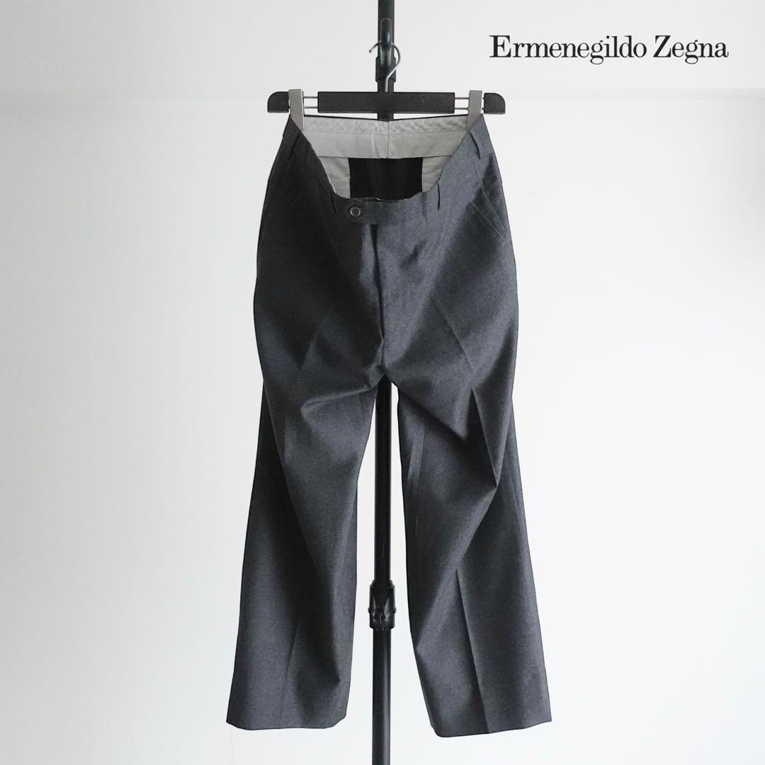 1990s Ermenegirdo Zegna ウールカシミアワイドトラウザーズ