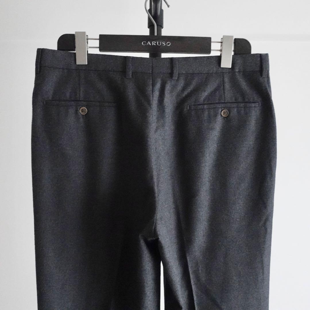 1990s Ermenegirdo Zegna ウールカシミアワイドトラウザーズ