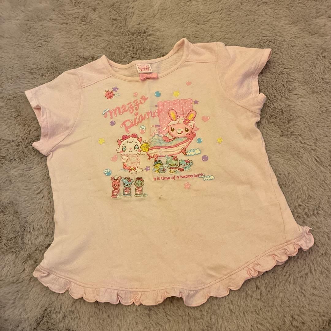 明*職様 Mezzo Piano メゾピアノ　刺繍　Tシャツ　130記載　110