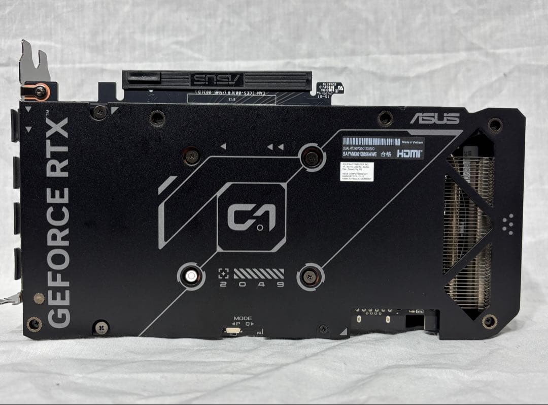 ASUS RTX4070 SUPER 12GB DUAL　SO12GEVO