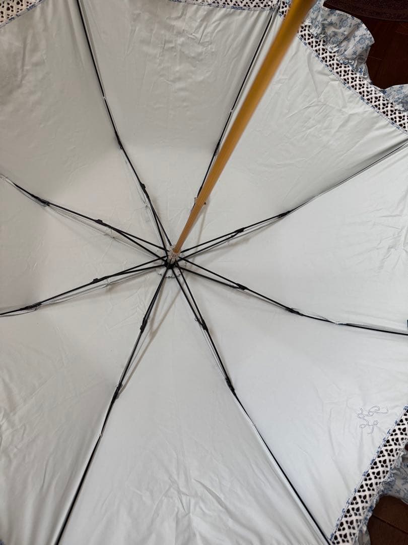 ポロ ラルフローレンPOLORALPHLAUREN晴雨兼用日傘フローラル フリル