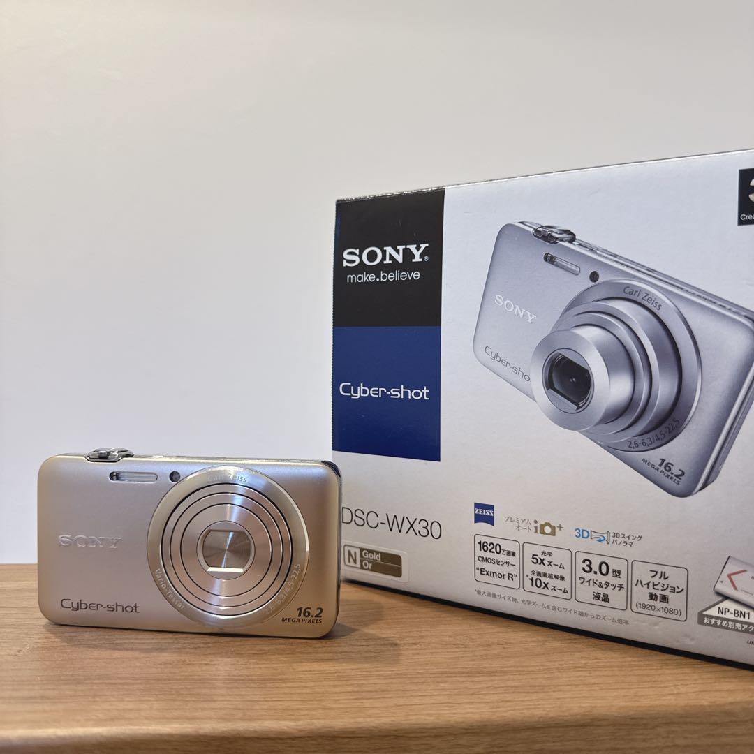 【箱付き】SONY Cyber-shot DSC-WX30 GOLD