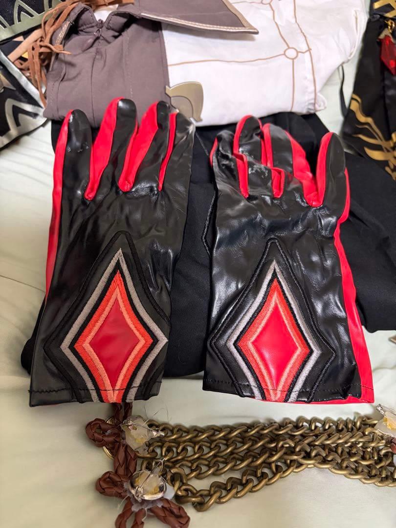 原神 ディルック コスプレ衣装　ウィッグ