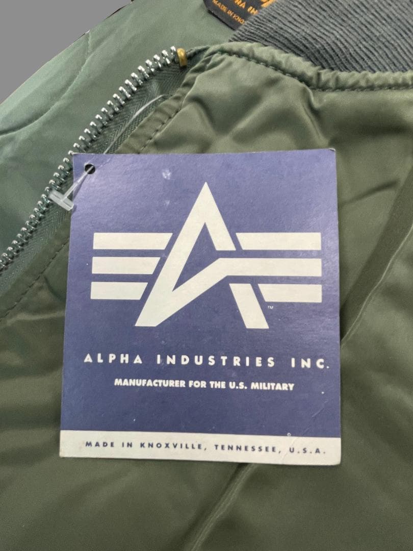 ALPHA INDUSTRIES MA-1 GROUND CREW 　USA製
