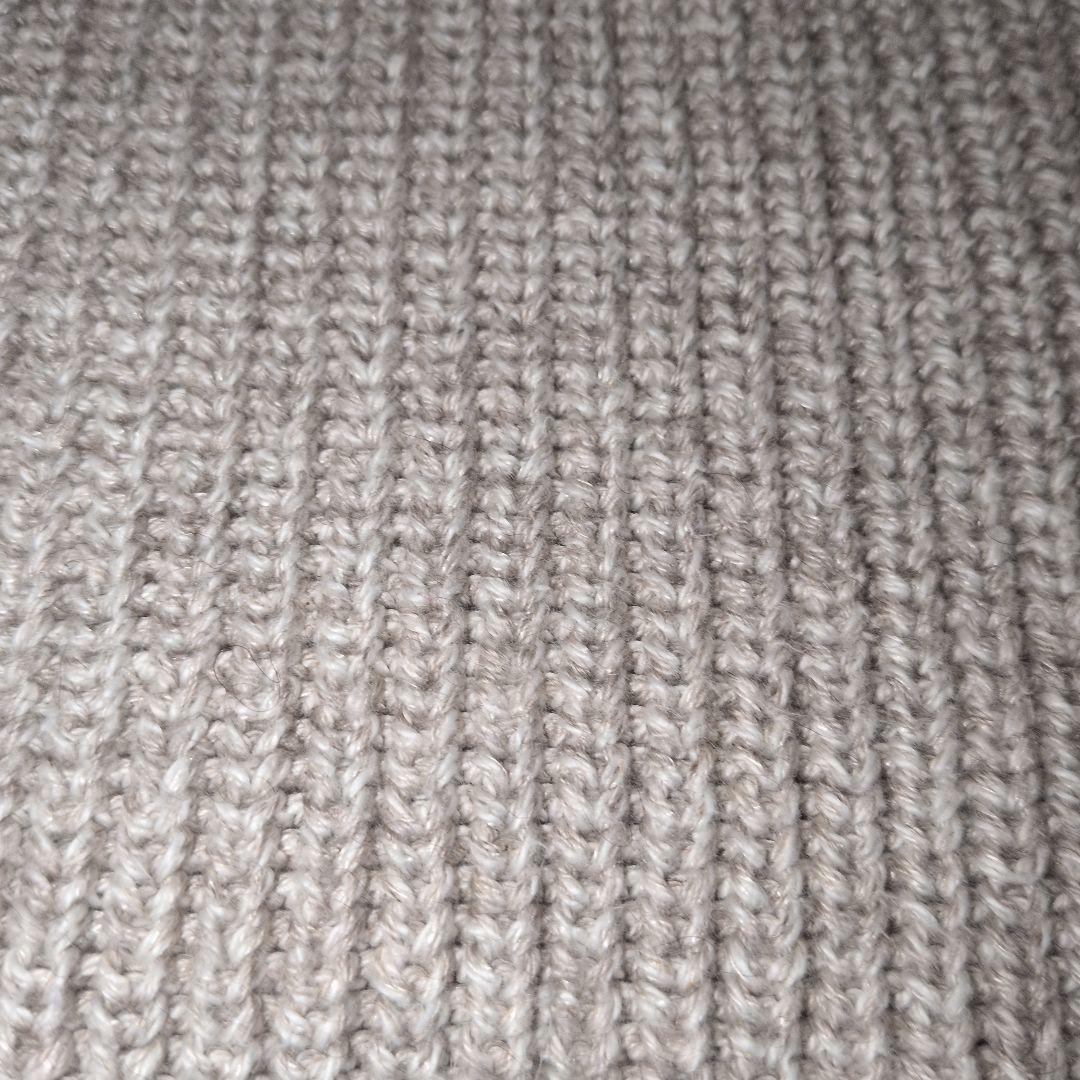 プリスティン　ヤクリネン畦編みベスト　オーガニックコットン