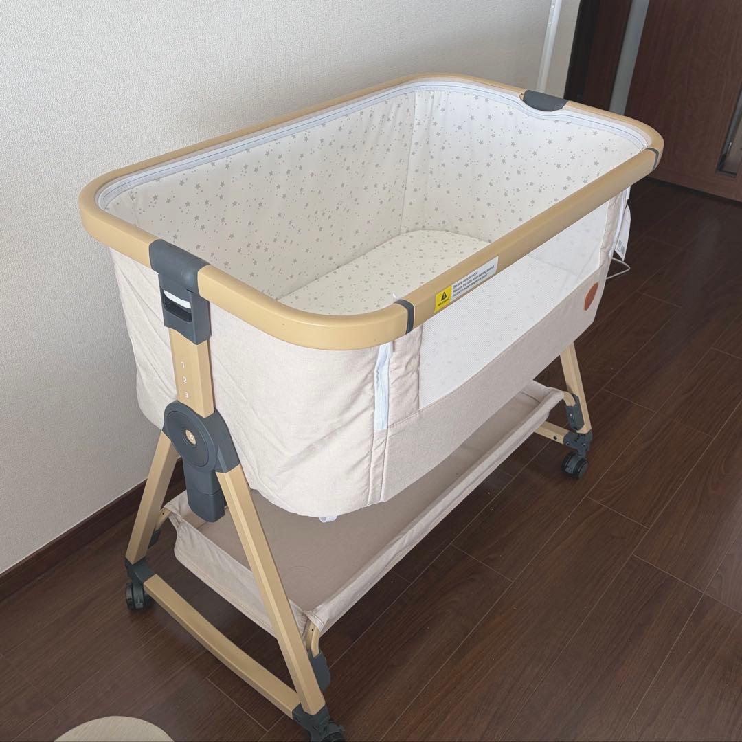 【美品】HZDMJ 折りたたみベビーベッド