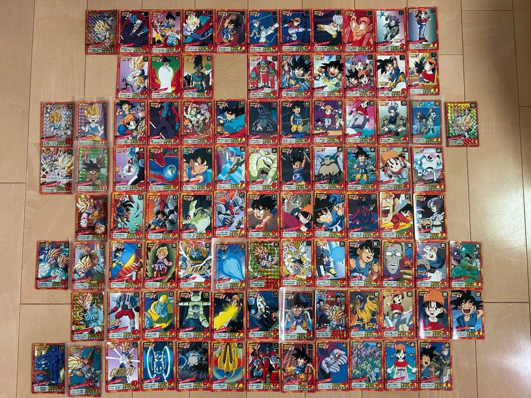 【レア】ドラゴンボールGT カードダス 86枚 まとめ売り（セミコンプ）