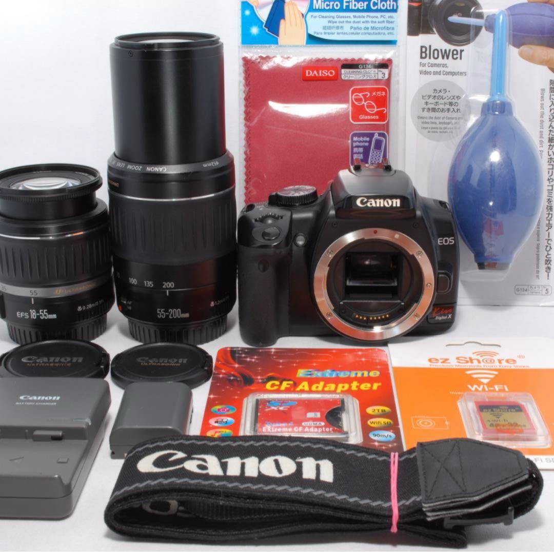 kiss X◆一眼レフカメラ◆ スマホ転送可