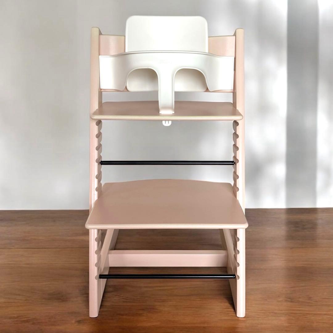 ストッケ トリップトラップ セレーヌピンク シリアルNo.7 人気カラー 極美品