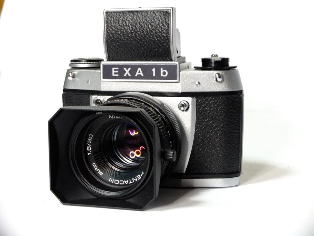 【実写確認整備品】EXA1b／ペンタコン50㎜f1.8・MCPF・角型フード付き