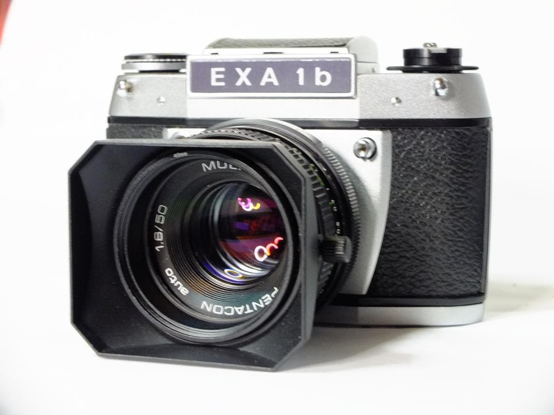 【実写確認整備品】EXA1b／ペンタコン50㎜f1.8・MCPF・角型フード付き
