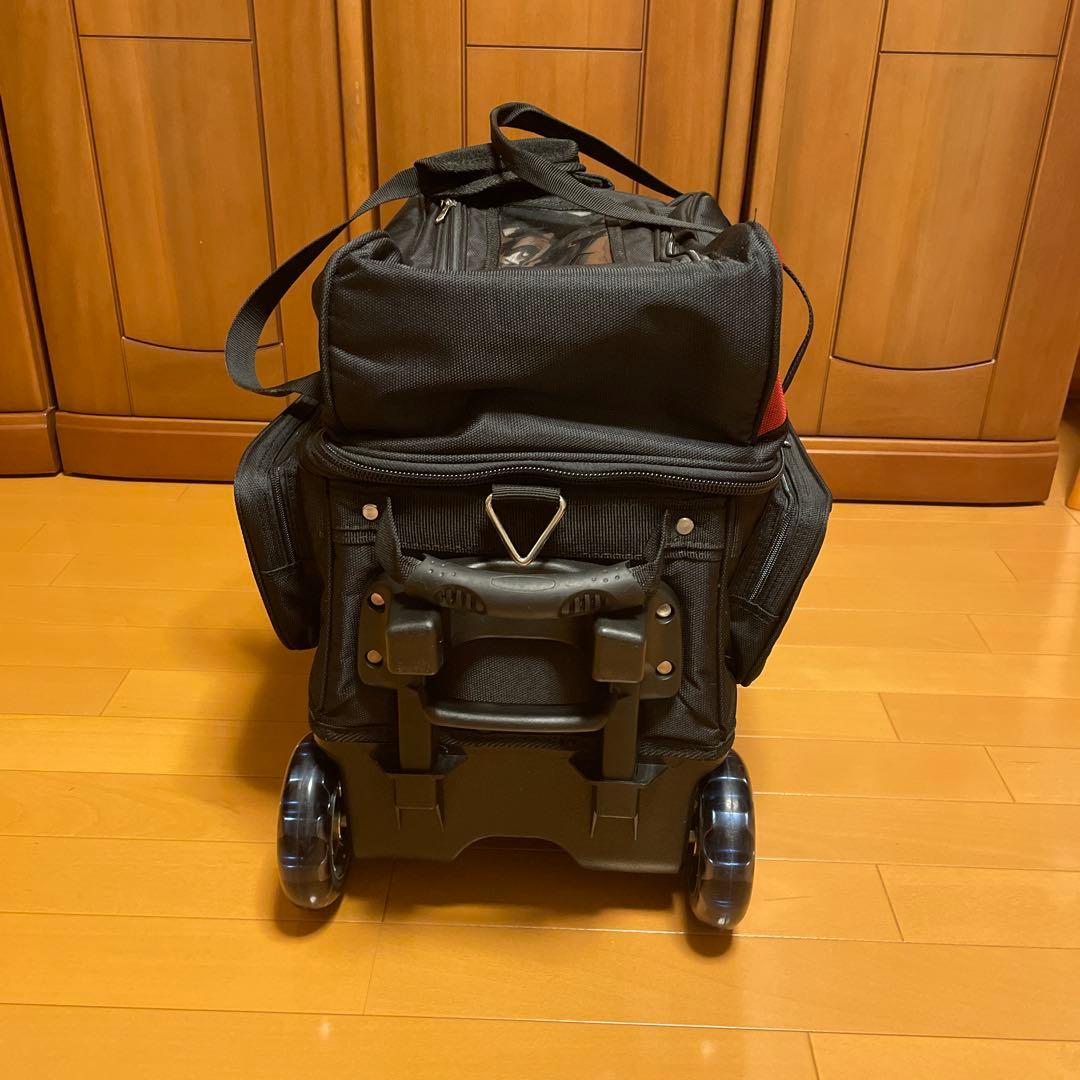 ABS PRO・am ボウリング バッグ 3ボール用　カート　キャリア