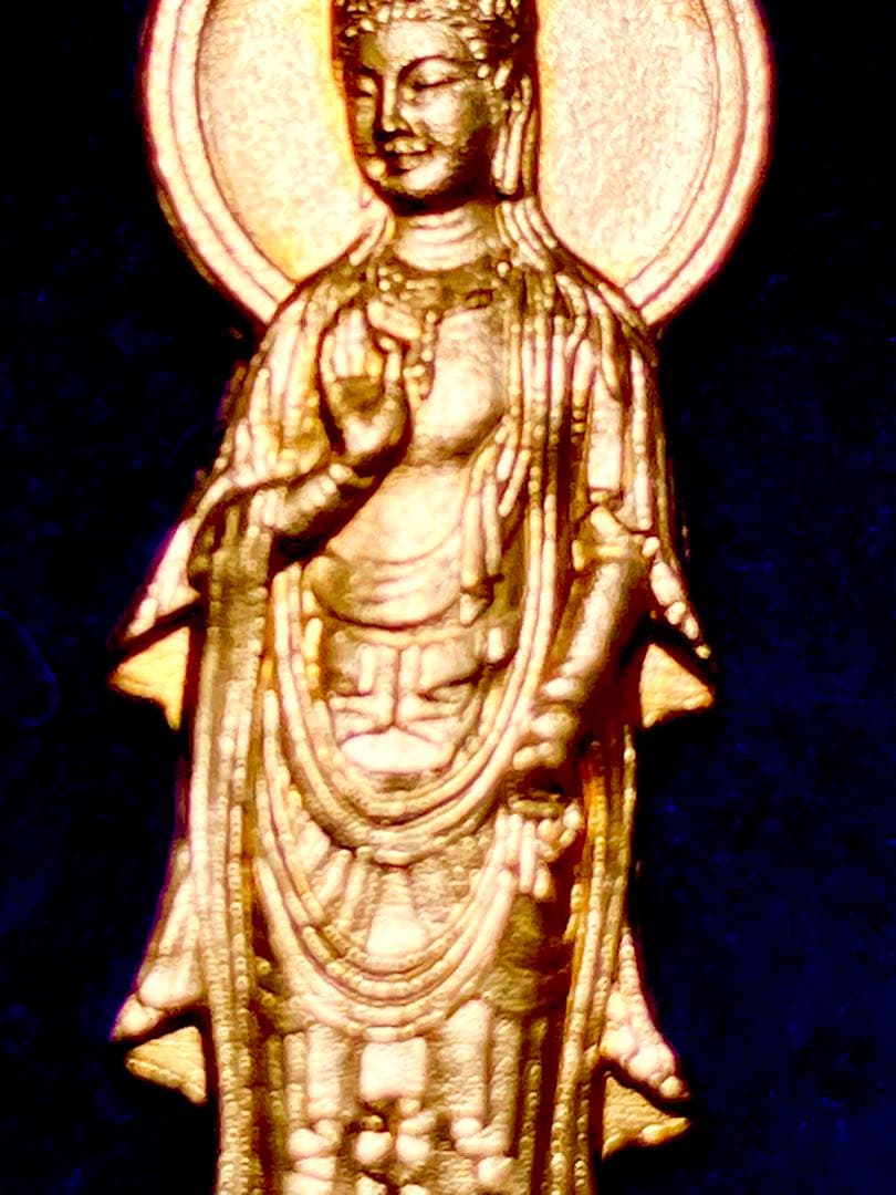 純金　K24 24K 観音菩薩様　珍品 逸品　日本国造幣局刻印