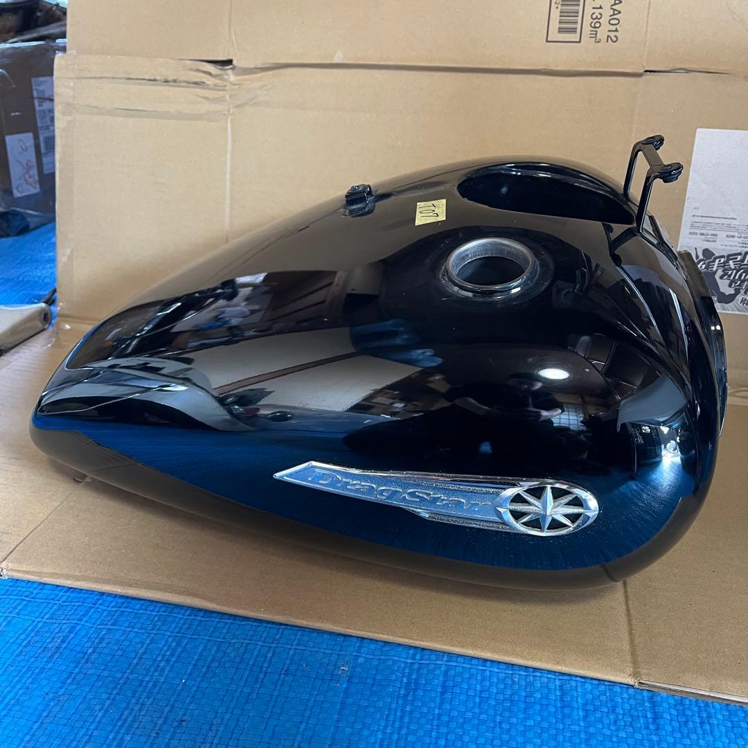 即購入OK ドラッグスター400クラシック　4TR 取り外し　純正タンク　黒