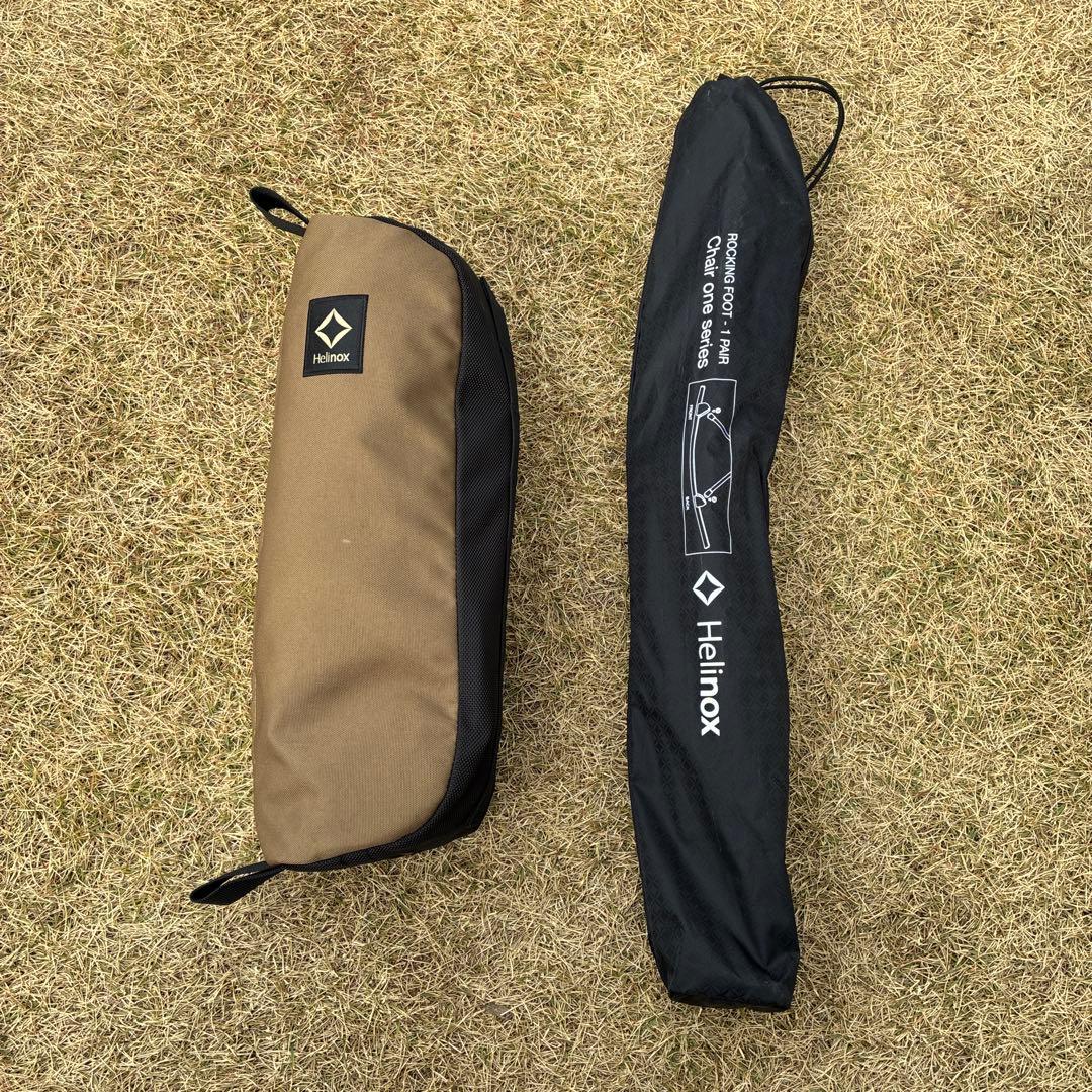 【美品】【ロッキングフットセット】ヘリノックス タクティカルチェア コヨーテ