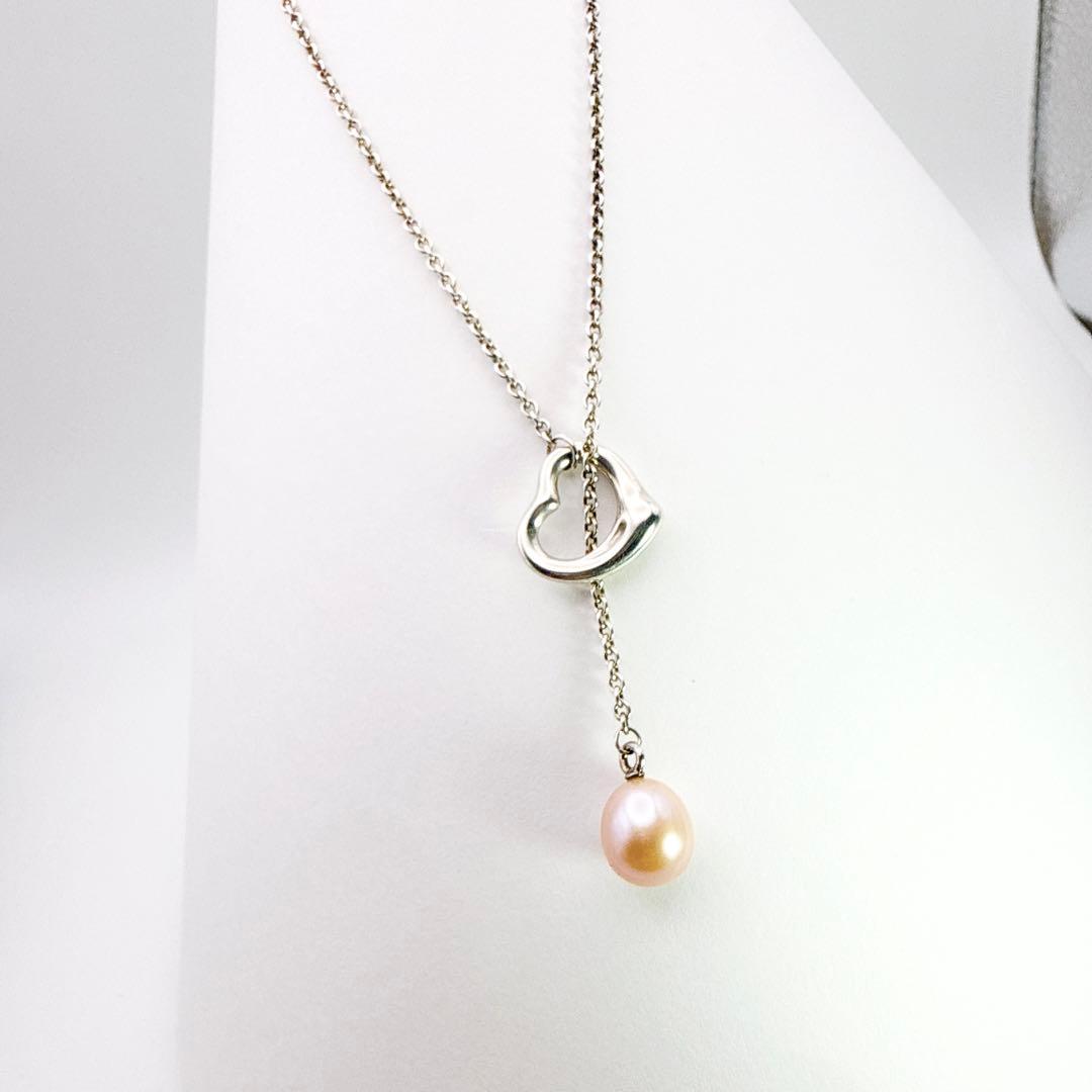 3008-1 保存袋付き美品✨Tiffany ラリアット　ネックレス